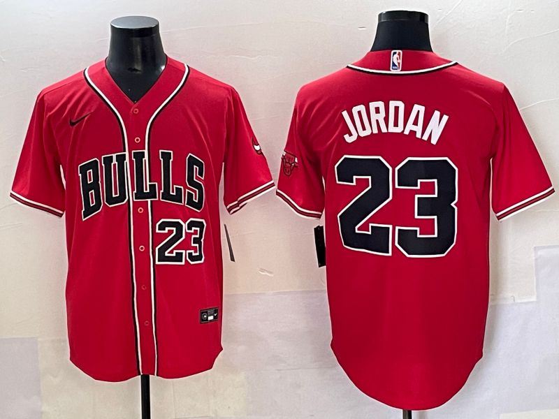 Men 2025 Chicago Bulls #23 Jordan Red Joint Name Nike NBA Jersey style 12
